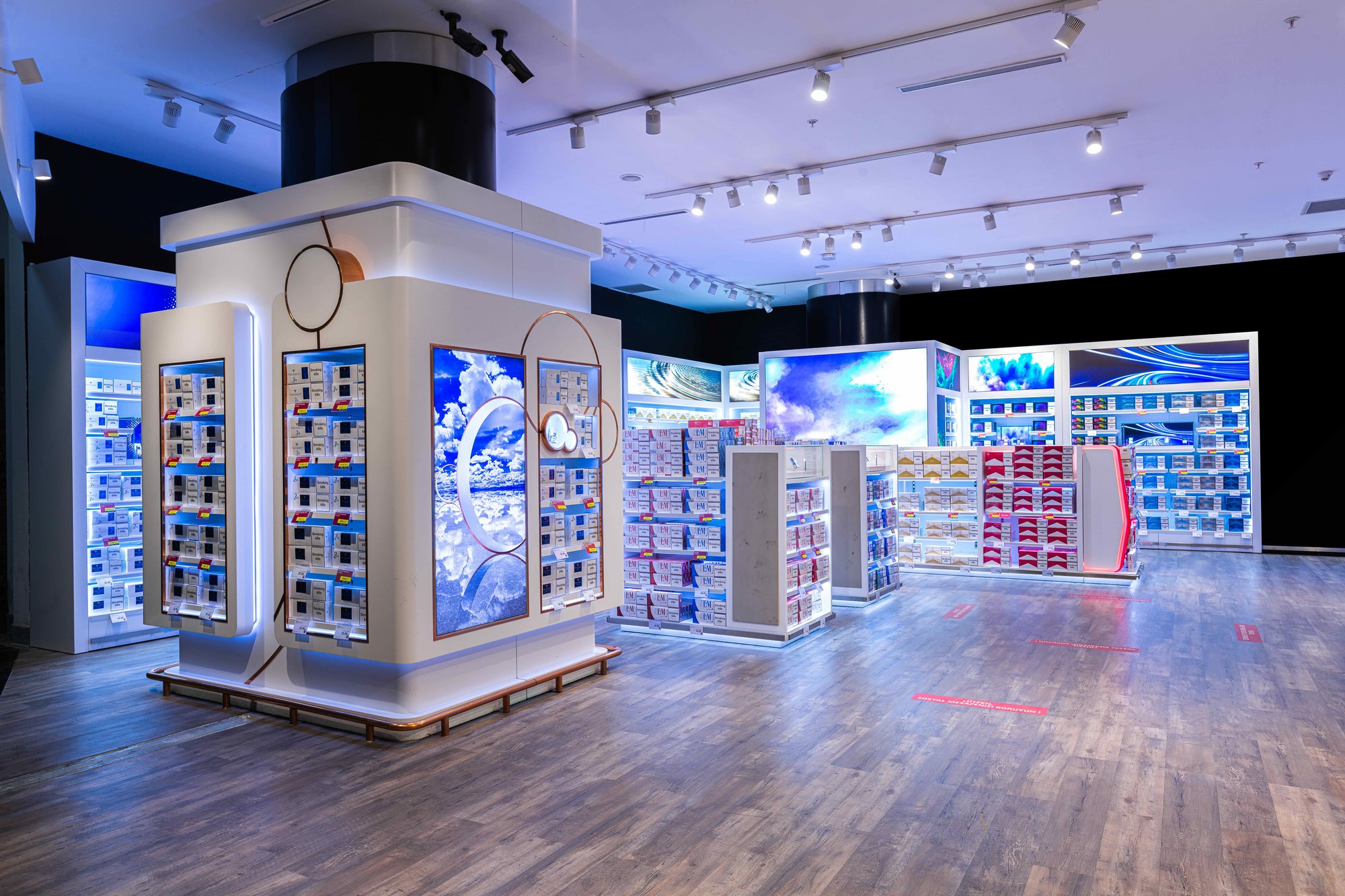 Travel retail ve duty free mağaza üretimi